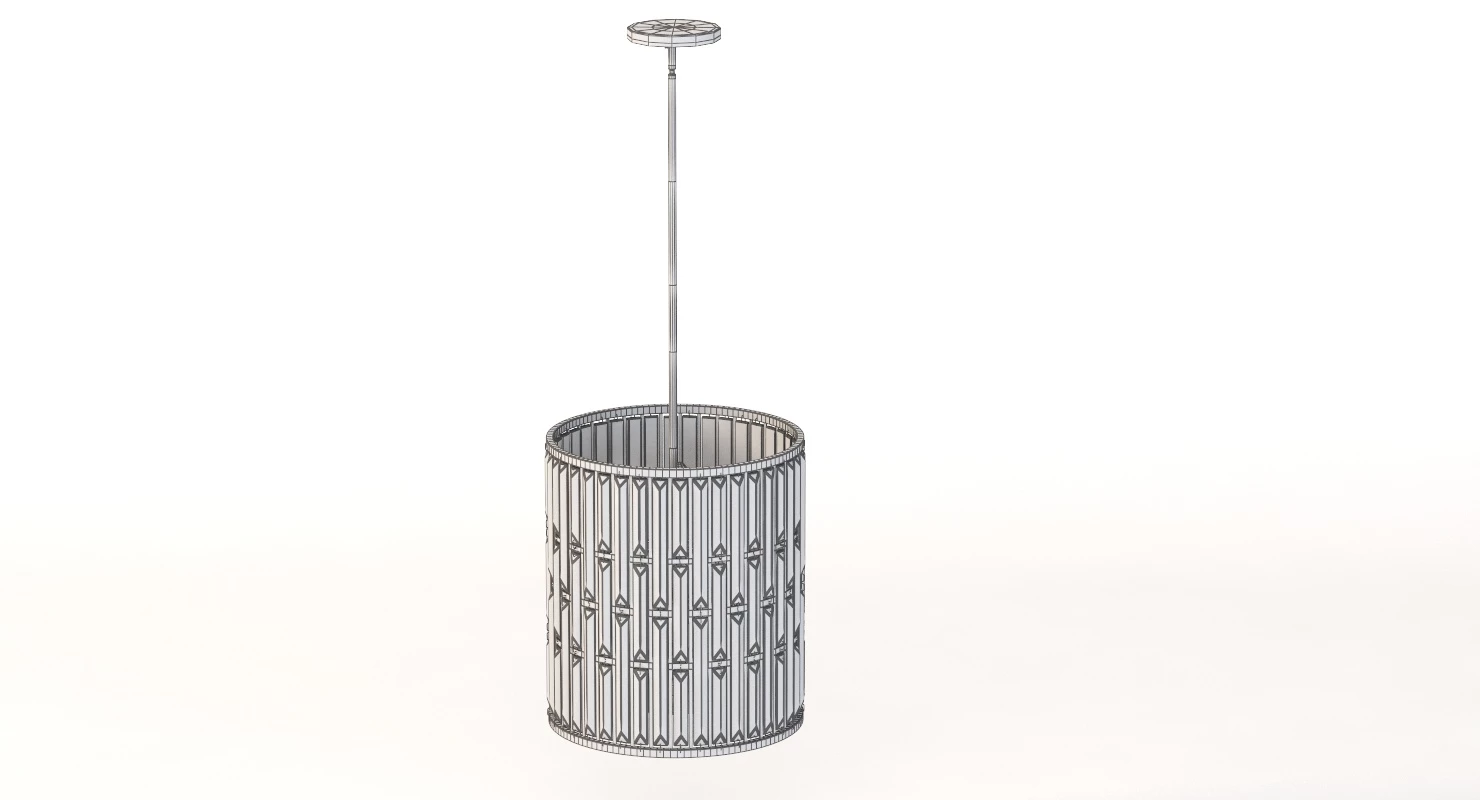 Elstead Lighting Gemma Crystal Pendant Medium Pendant Light 3D Model_012