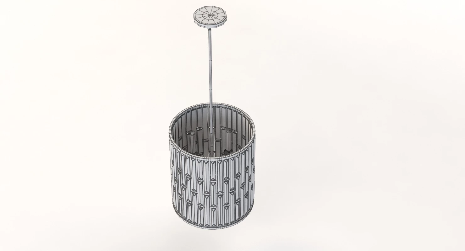 Elstead Lighting Gemma Crystal Pendant Medium Pendant Light 3D Model_013