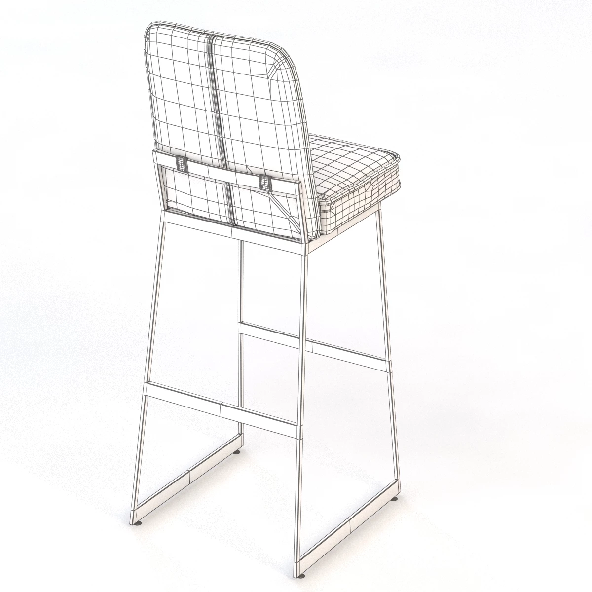 Elysian Barstool 3D Model_06