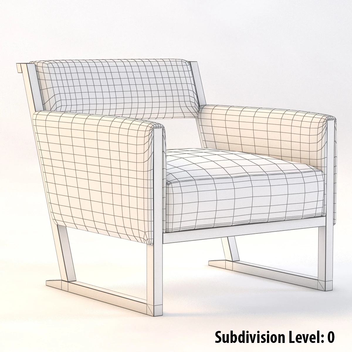 Emily Lounge Chair 3D Model_010