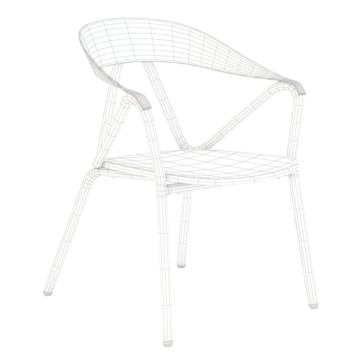 emu REEF Easy Chair 3D Model_04