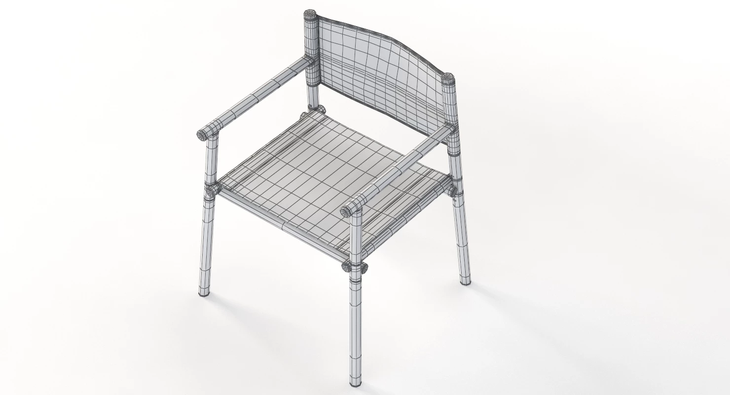 Emu Terramare Easy Dining Suede Leather Armchair By Chiaramonte Marin 3D Model_07