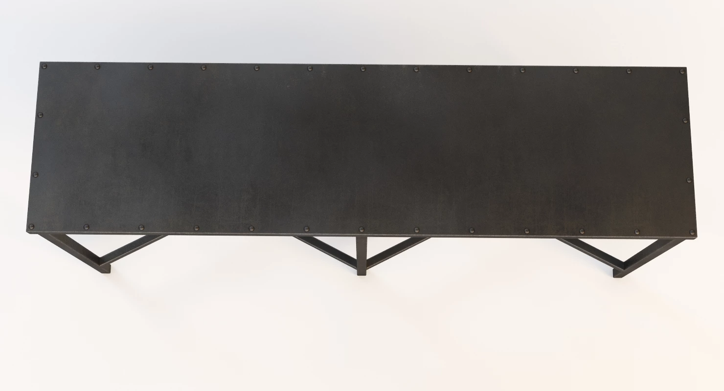 English Mail Sorter Chain Console 3D Model_010
