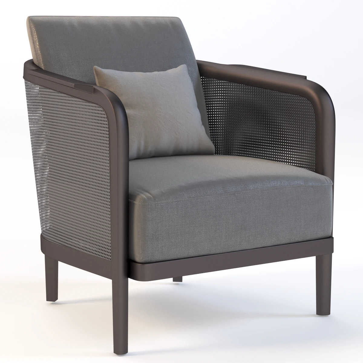 Flexform Mondo Armchair 3D Model_01