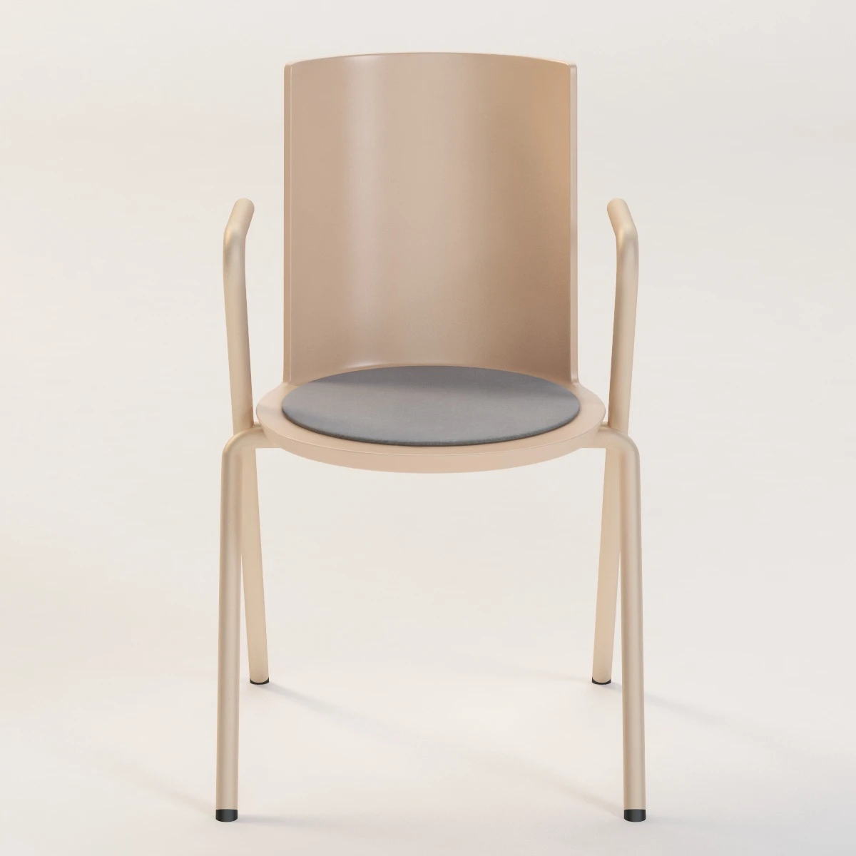 Fredericia Acme Polypropylene Armchair 3D Model_08