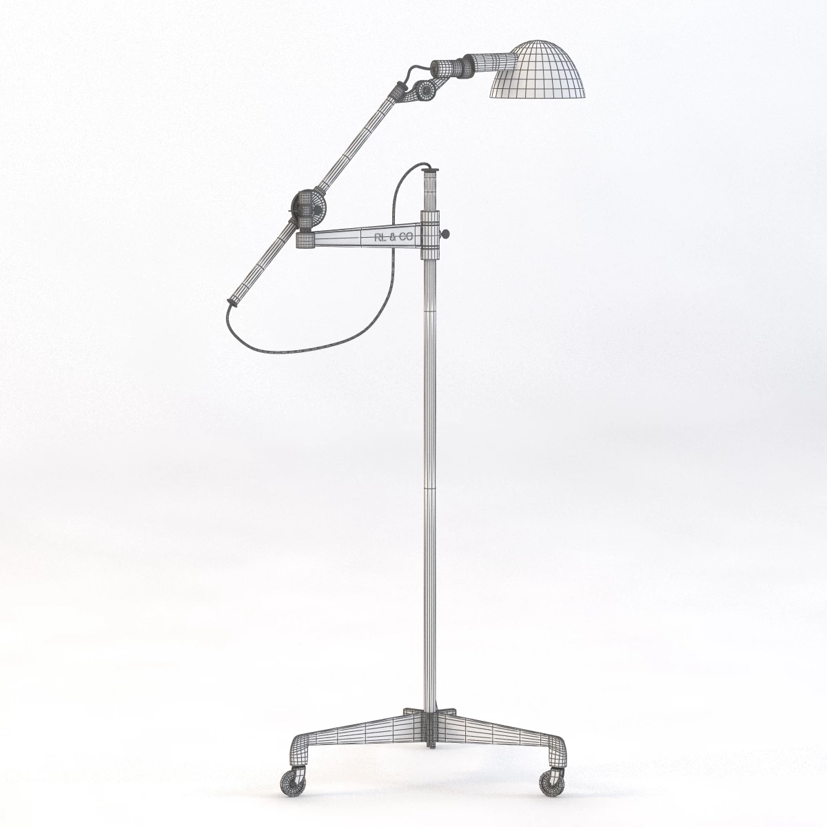 Freeman Floor Lamp 3D Model_03