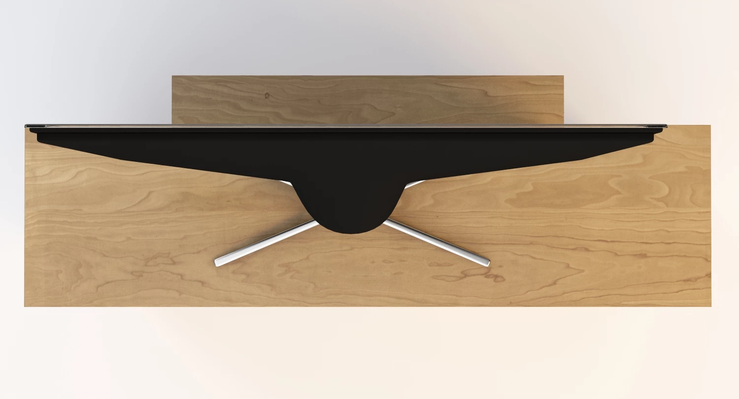 FRENCH PANEL 80in MEDIA CONSOLE 3D Model_09