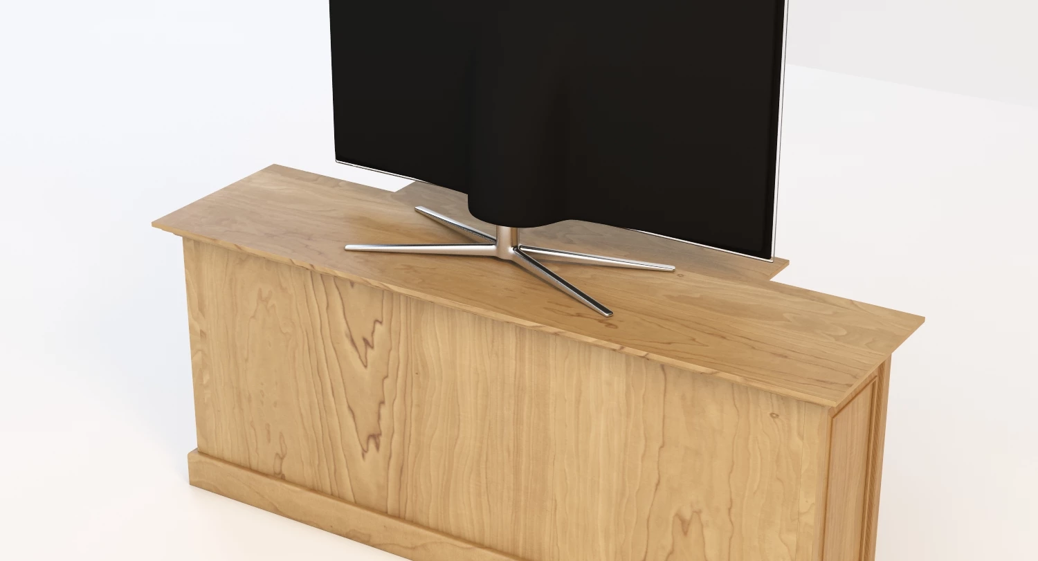 FRENCH PANEL 80in MEDIA CONSOLE 3D Model_08