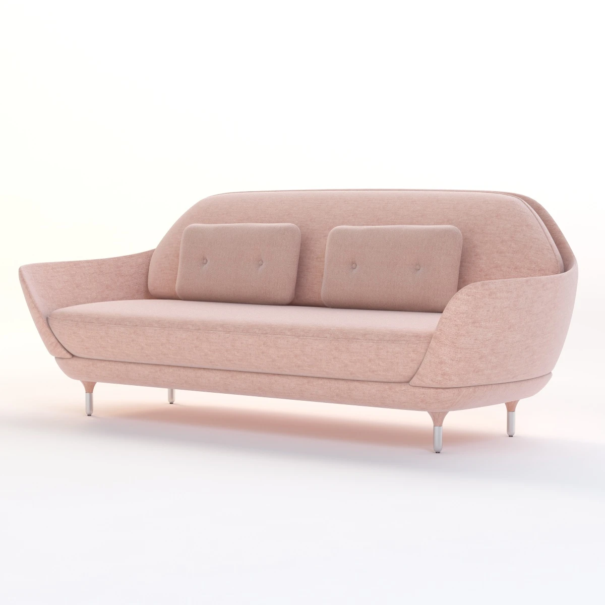 Fritz Hansen Favn Upholstered Sofa 3D Model_03