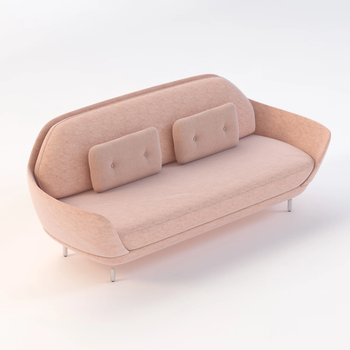Fritz Hansen Favn Upholstered Sofa 3D Model_05