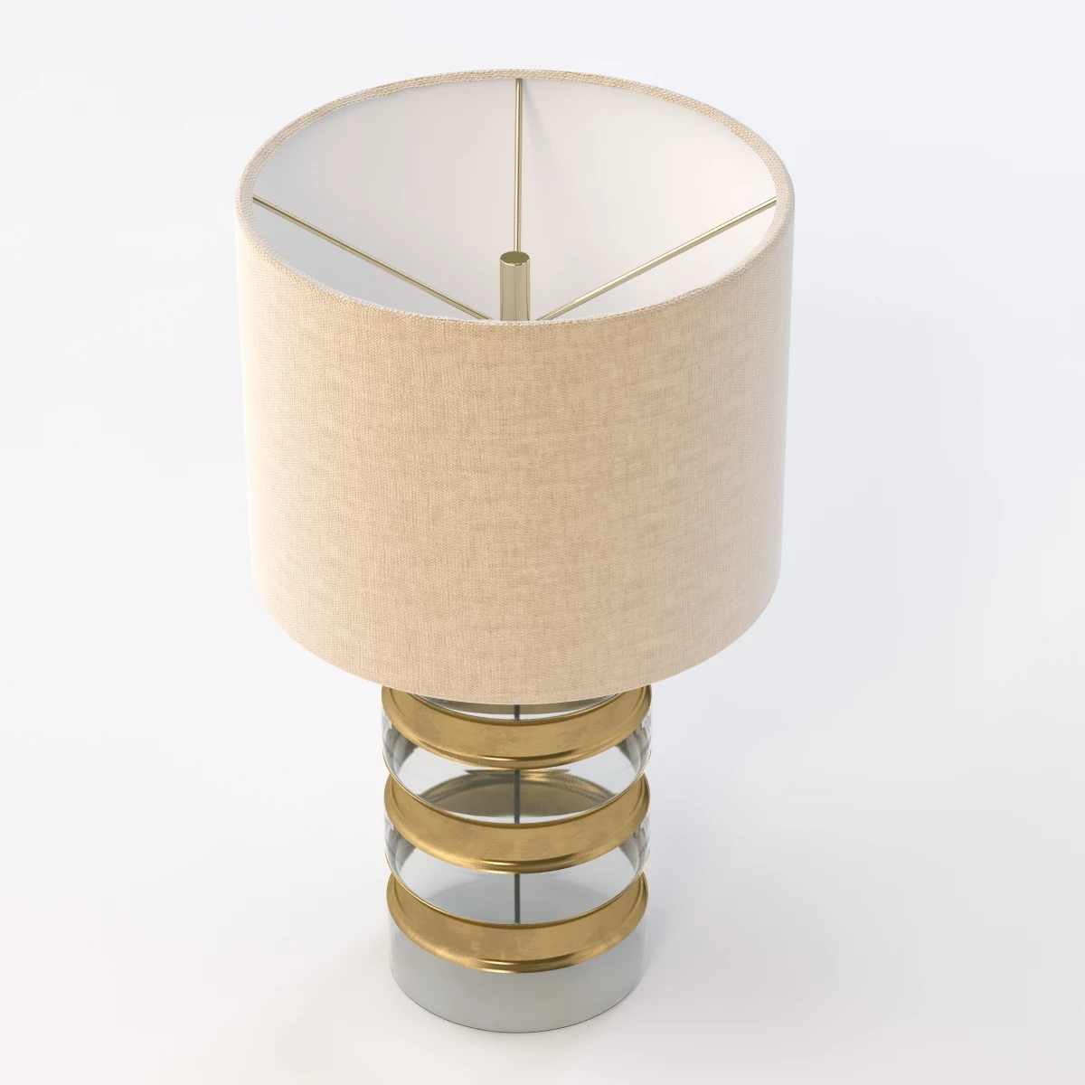 Garrison Large Lamp by Arteriors 3D Model_04