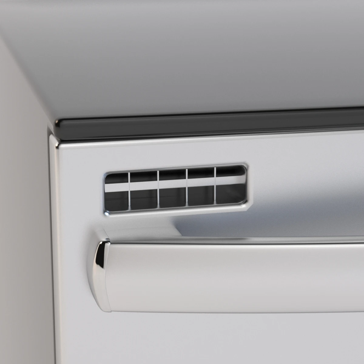 GE Integrated Dishwasher with Hidden Controls 3D Model_011