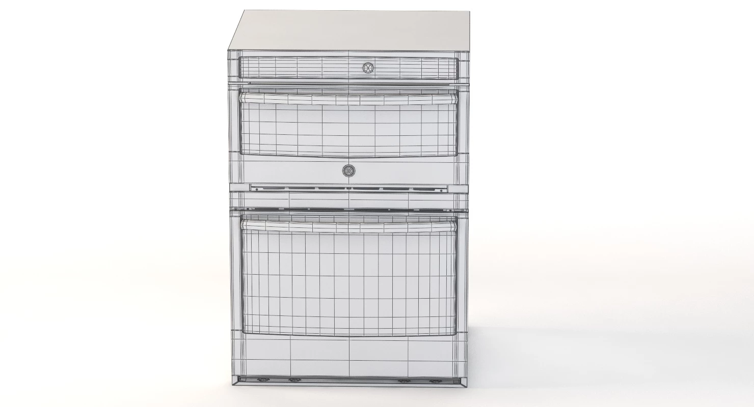 General Electric Pt9800shss 30 Convection Oven 3D Model_013