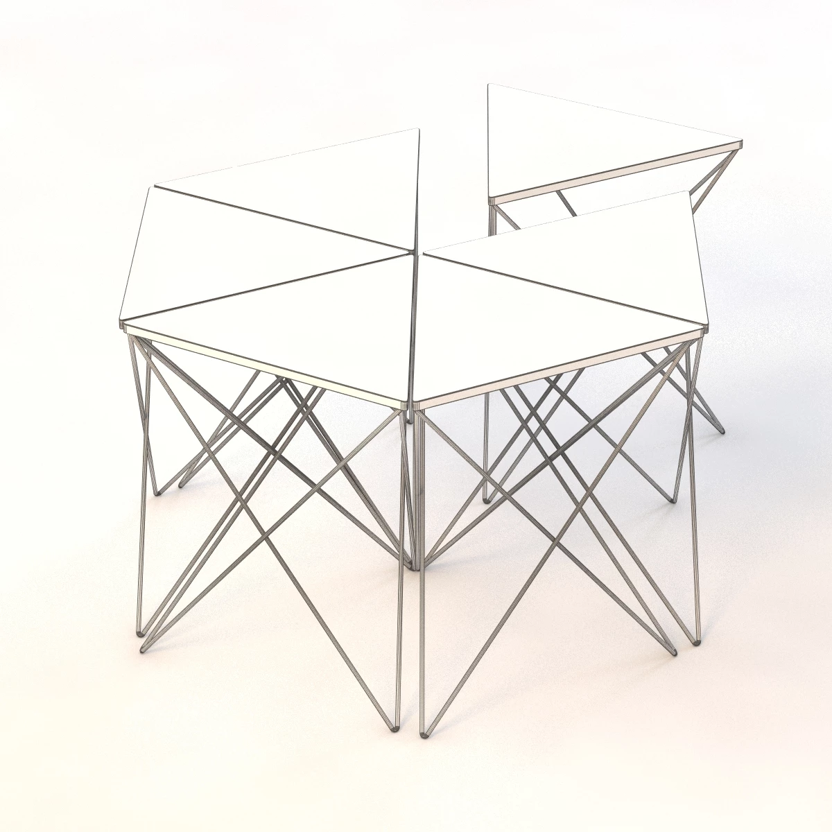 George Tri Side Table 3D Model_05