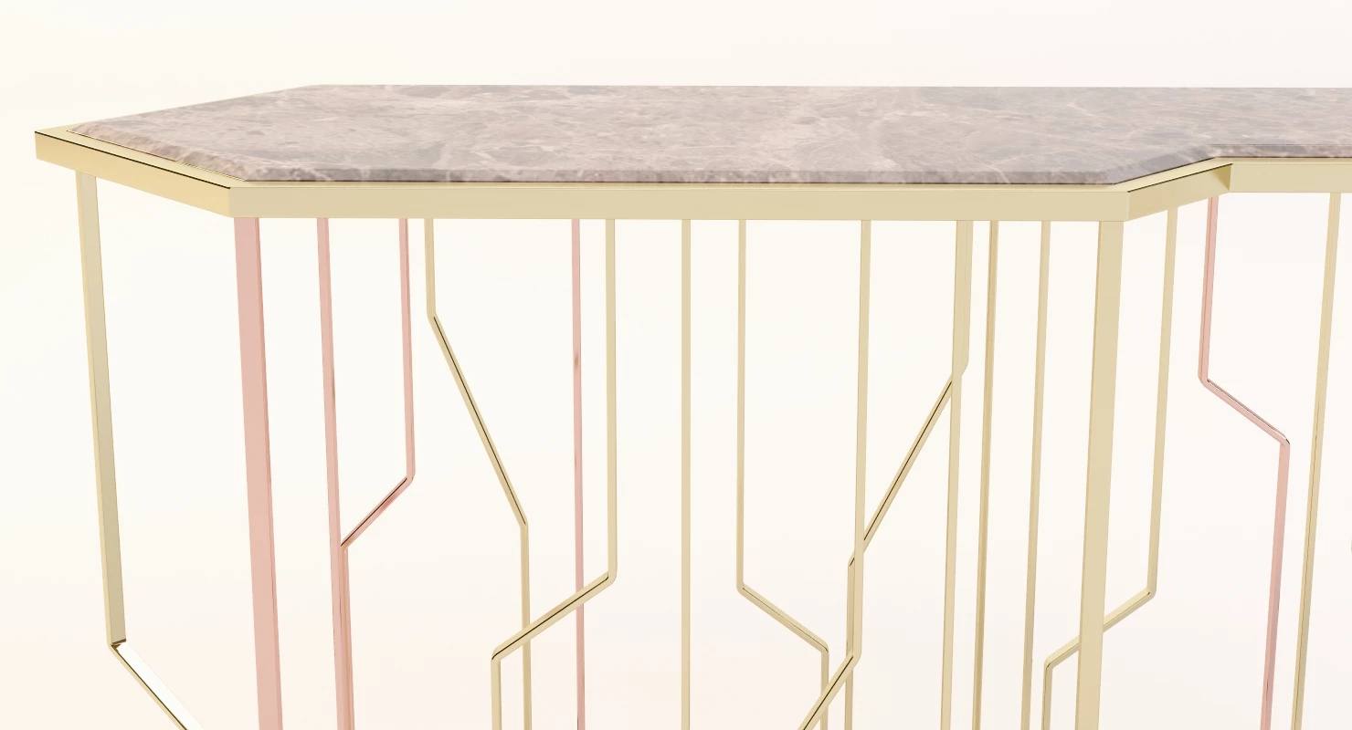 Ginza Console by Longhi 3D Model_08