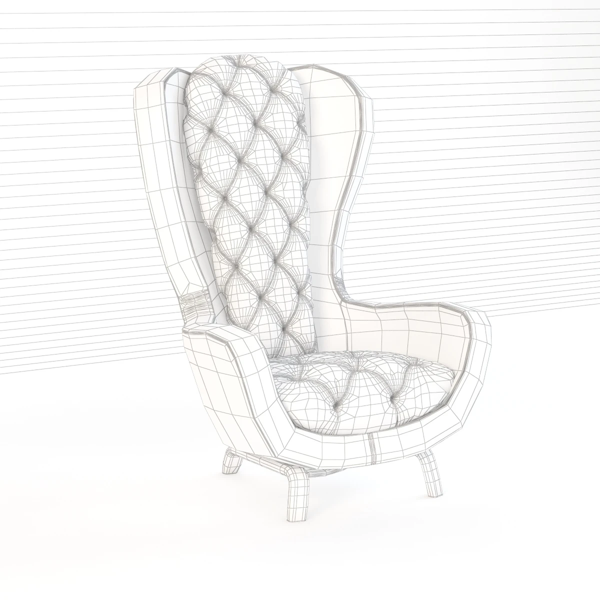 Guelfo Opinion Ciatti Bergre Chair 3D Model_04