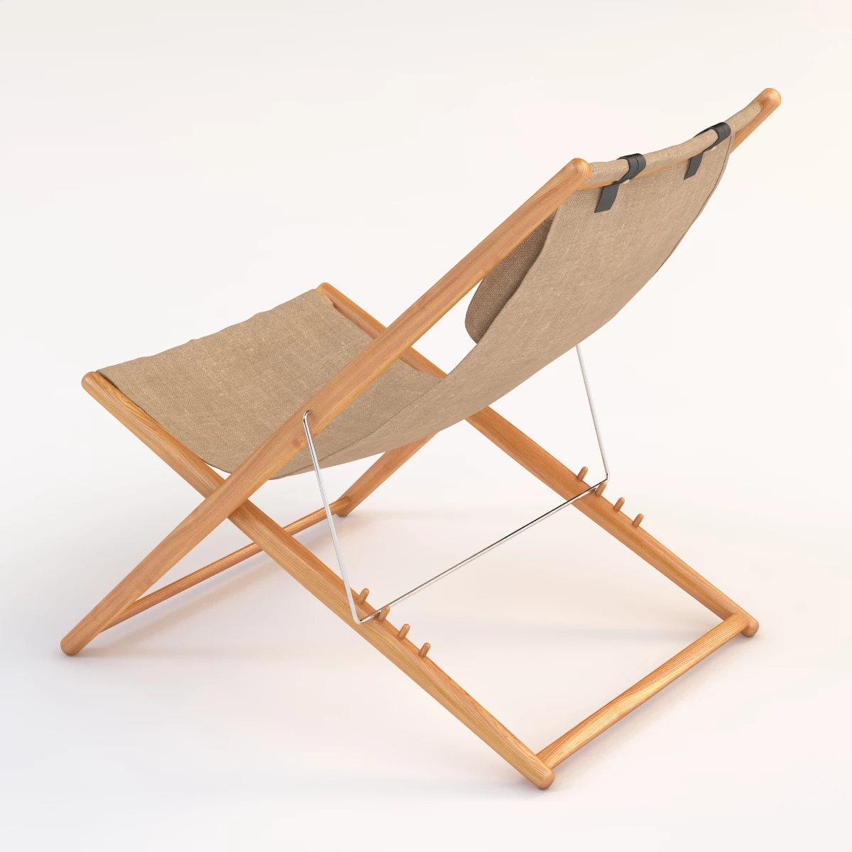 H55 sun lounge chair by Skargaarden 3D Model_03