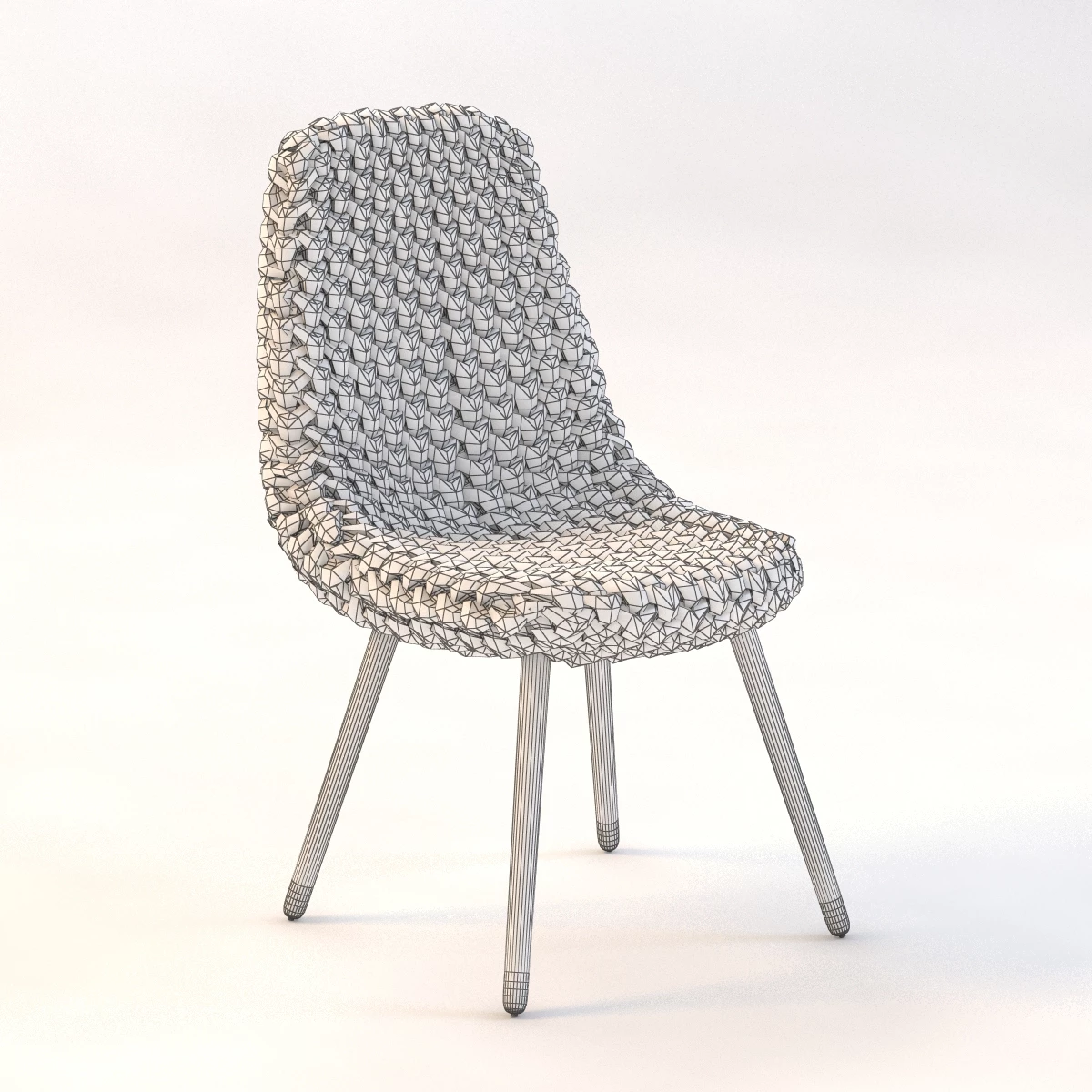 Hans Sapperlot Loden Chair 3D Model_04