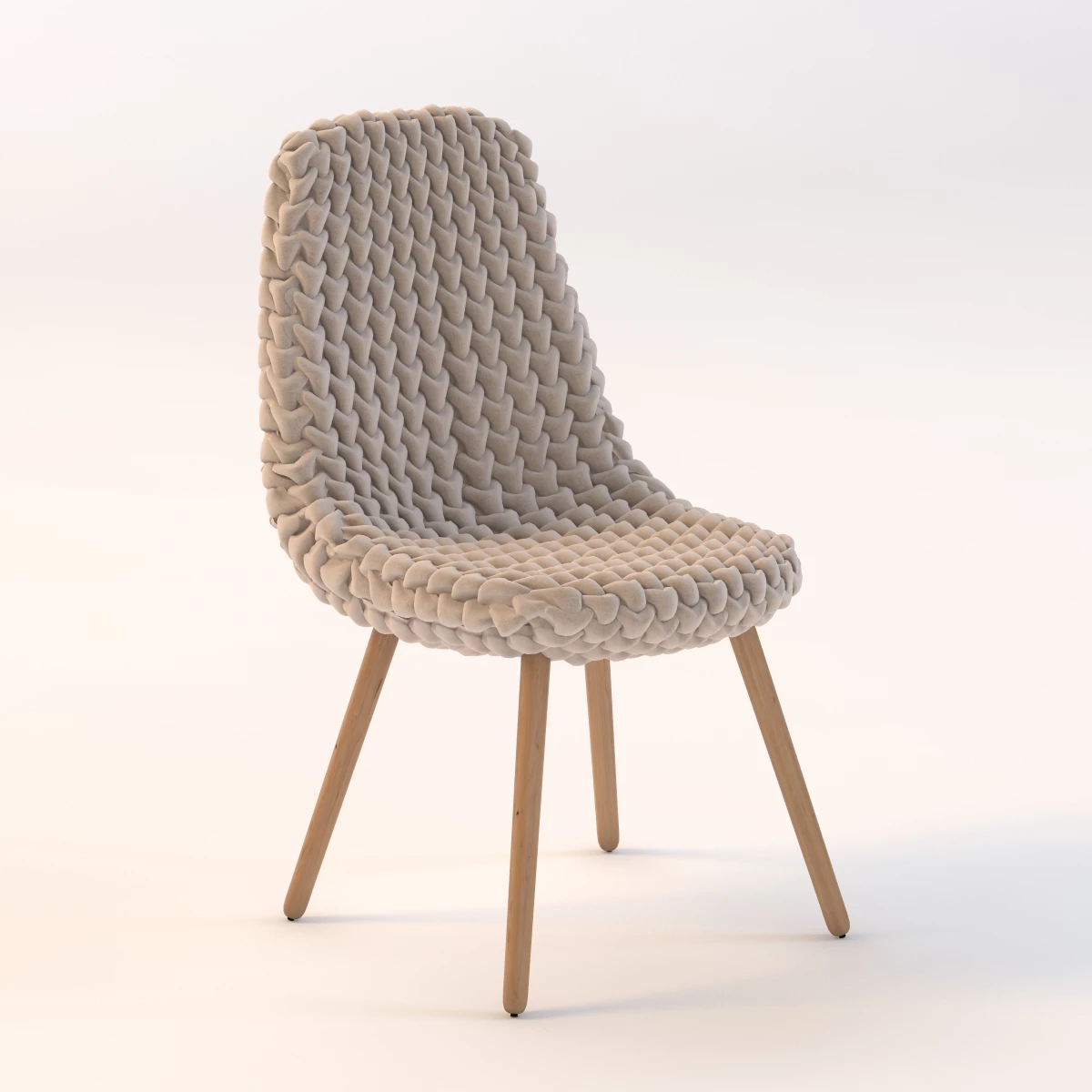 Hans Sapperlot Loden Chair 3D Model_01