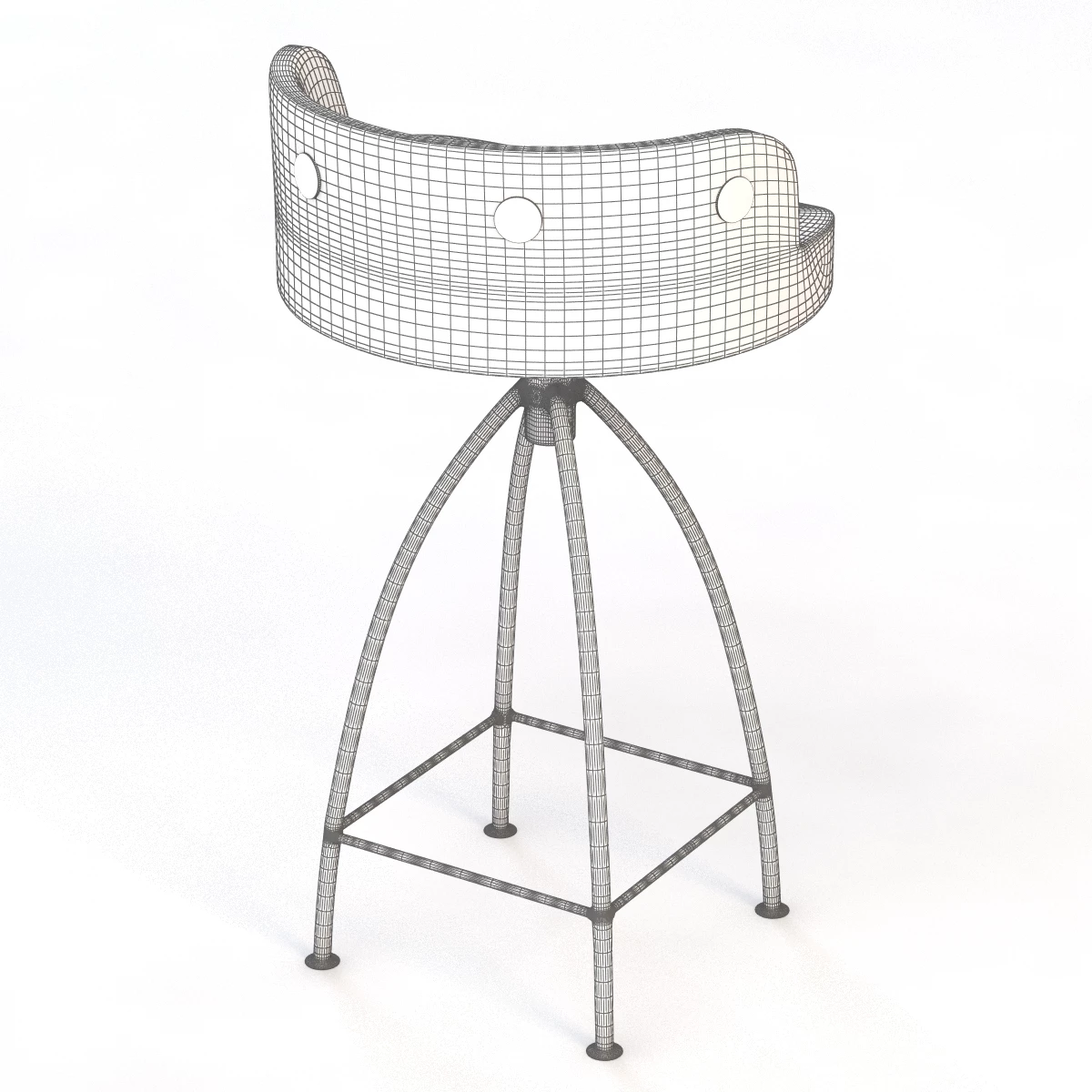 Henson Counter Stool 3D Model_06