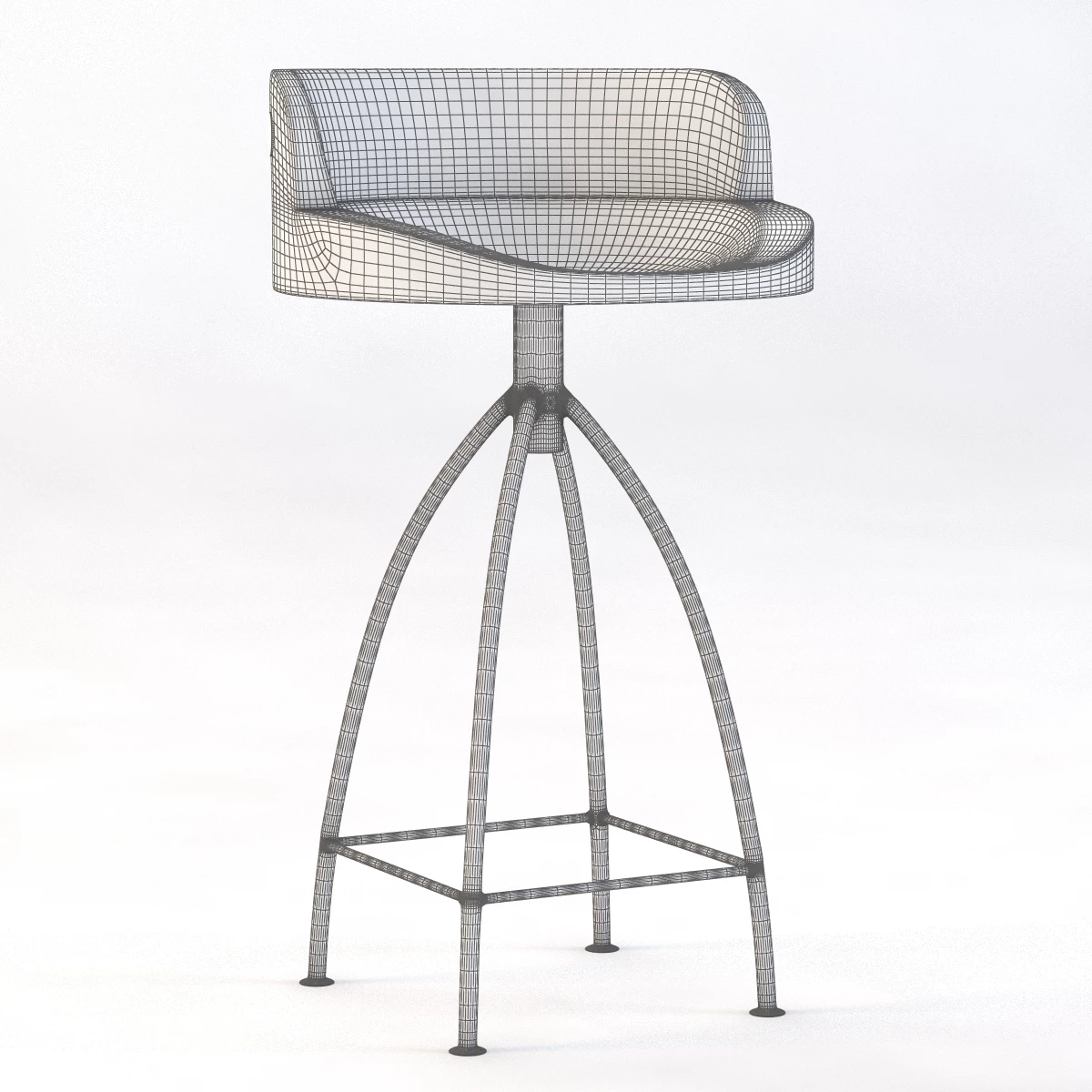 Henson Counter Stool 3D Model_03
