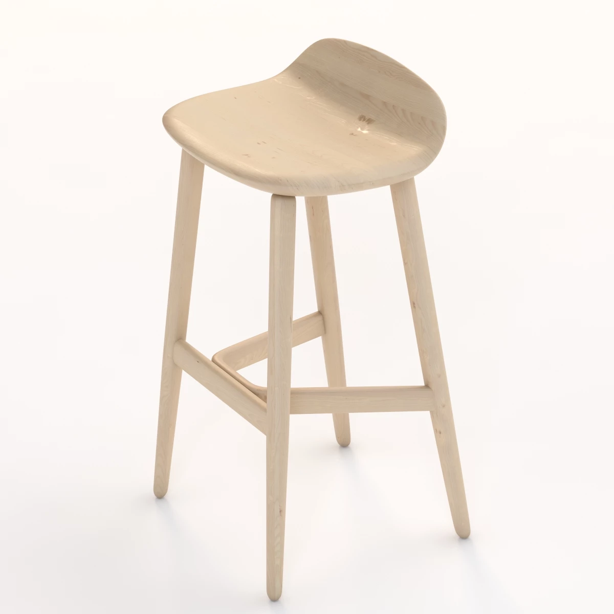 Herman Miller Cross Hatch Barstool 3D Model_05