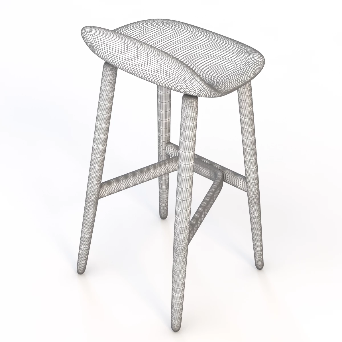 Herman Miller Cross Hatch Barstool 3D Model_016