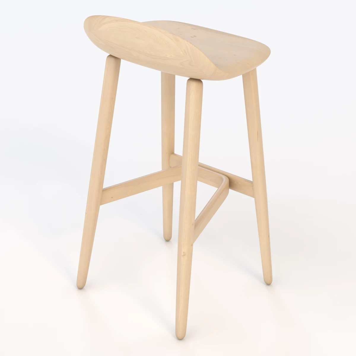 Herman Miller Cross Hatch Barstool 3D Model_03