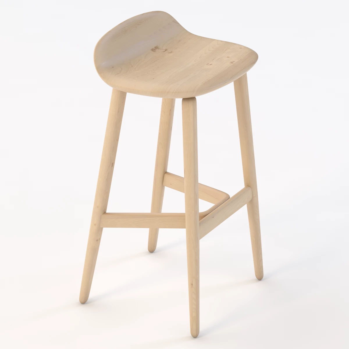 Herman Miller Cross Hatch Barstool 3D Model_01