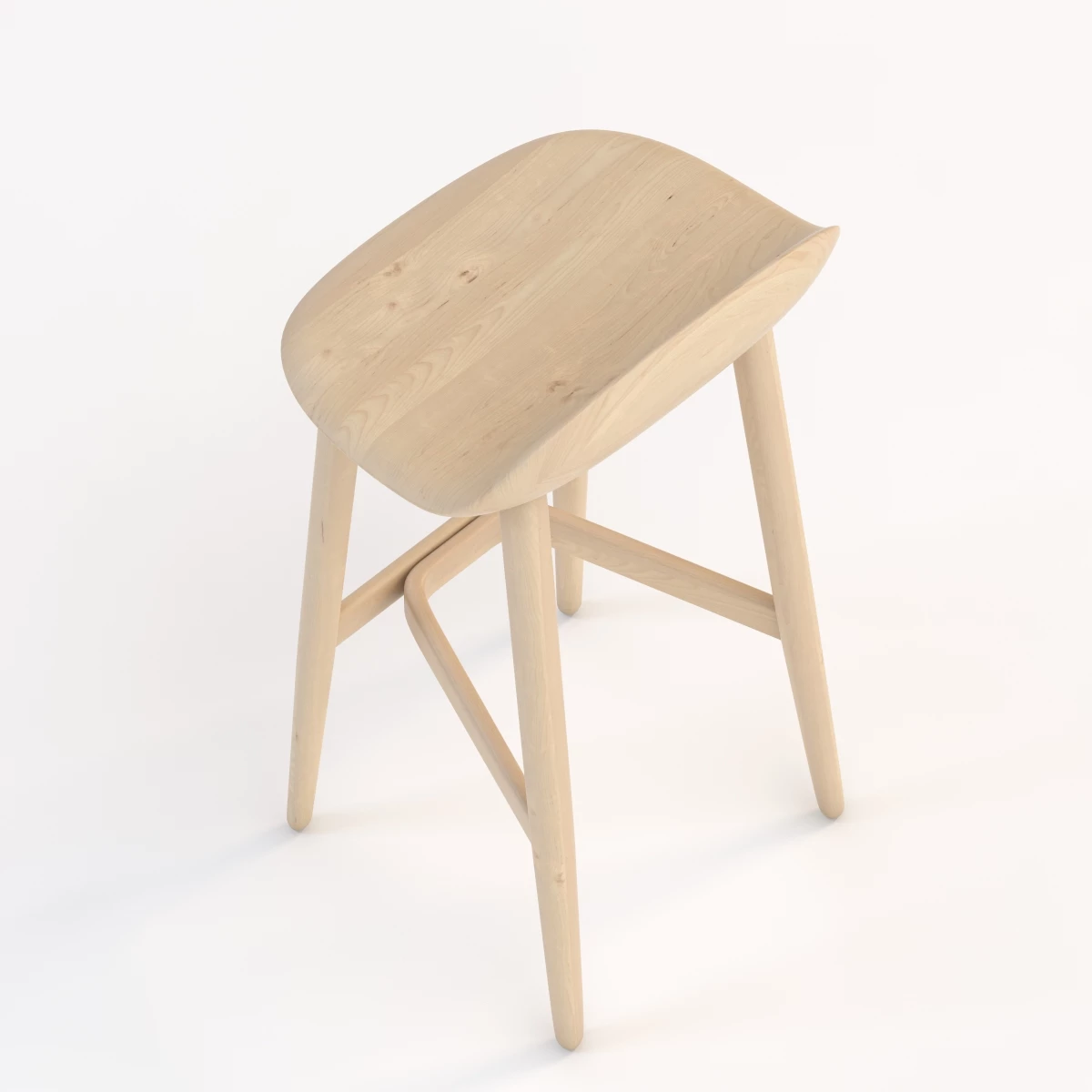 Herman Miller Cross Hatch Barstool 3D Model_010