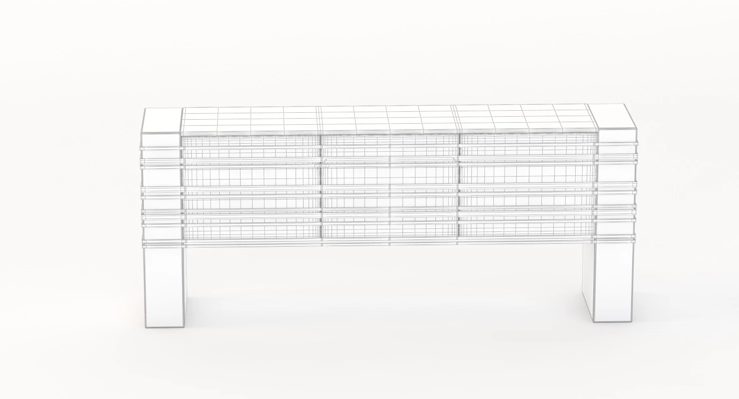 Herve Van Der Straeten Buffet Console 3D Model_011