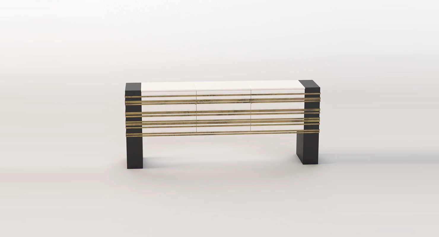 Herve Van Der Straeten Buffet Console 3D Model_01