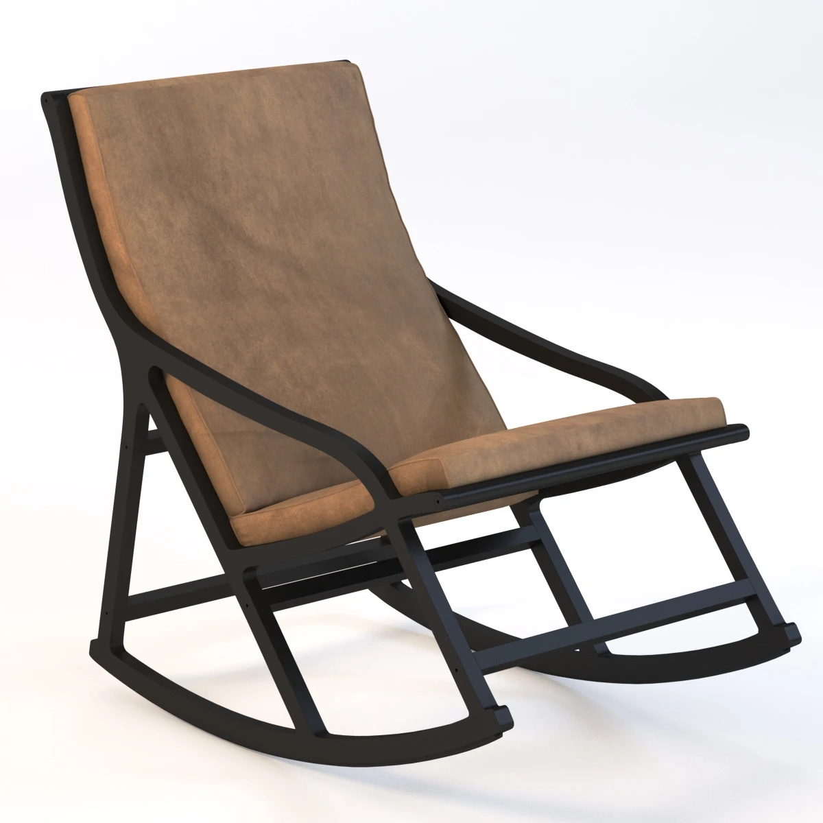 Hoto Derive Ligne Roset Rocking Chair 3D Model_06