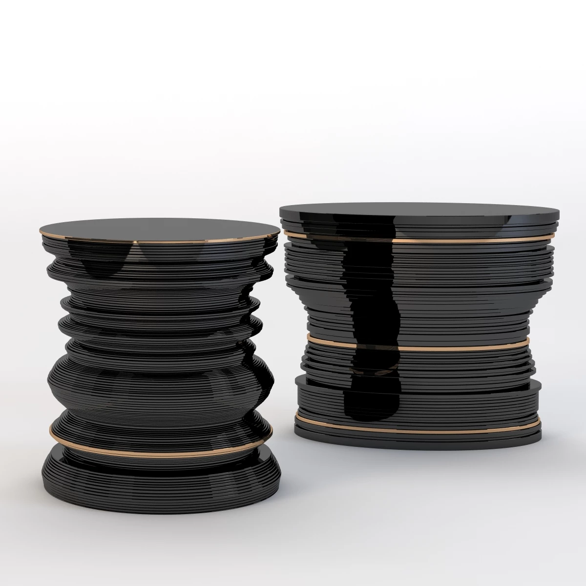 Hudson Mille Occasional Dubble Table 3D Model_01