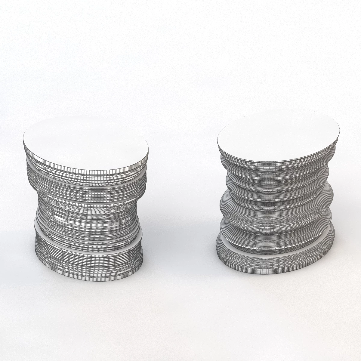Hudson Mille Occasional Dubble Table 3D Model_07