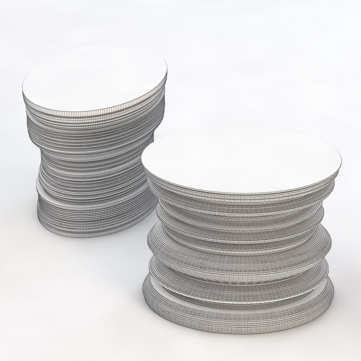 Hudson Mille Occasional Dubble Table 3D Model_05