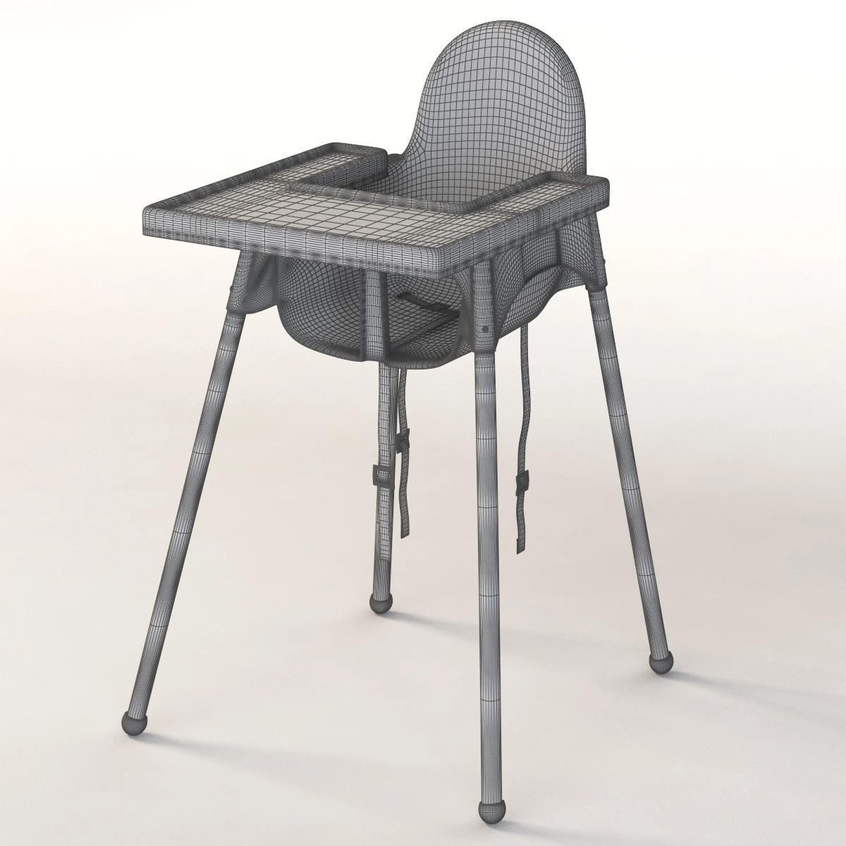 IKEA Antilop High Chair 3D Model_010
