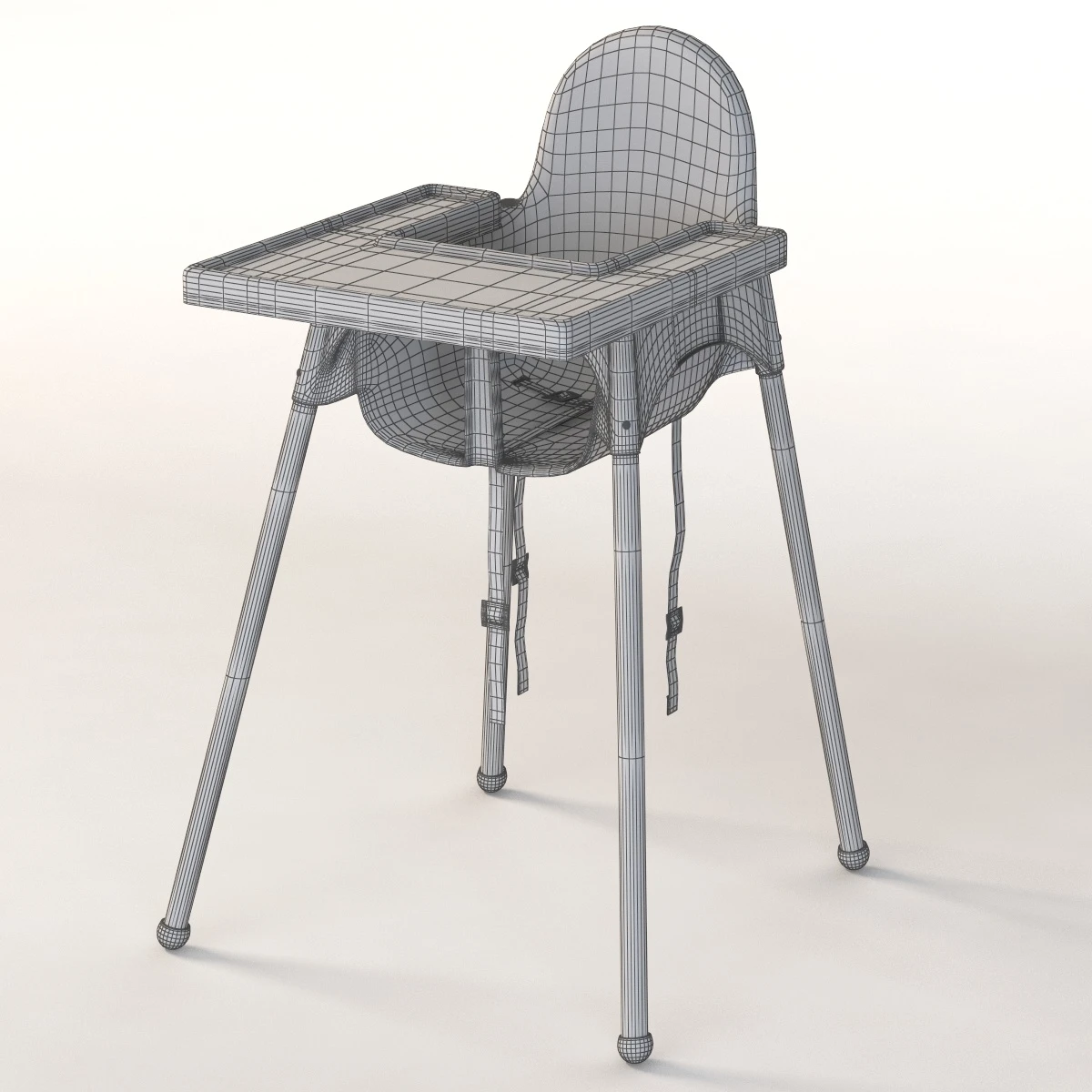 IKEA Antilop High Chair 3D Model_011