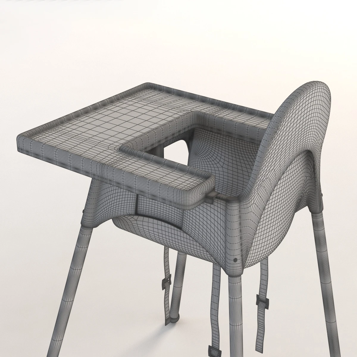IKEA Antilop High Chair 3D Model_012