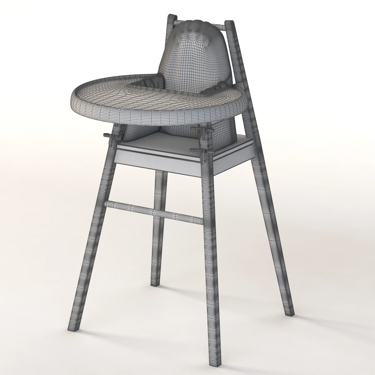 Ikea Blames Children Feeding Chair 3D Model_010