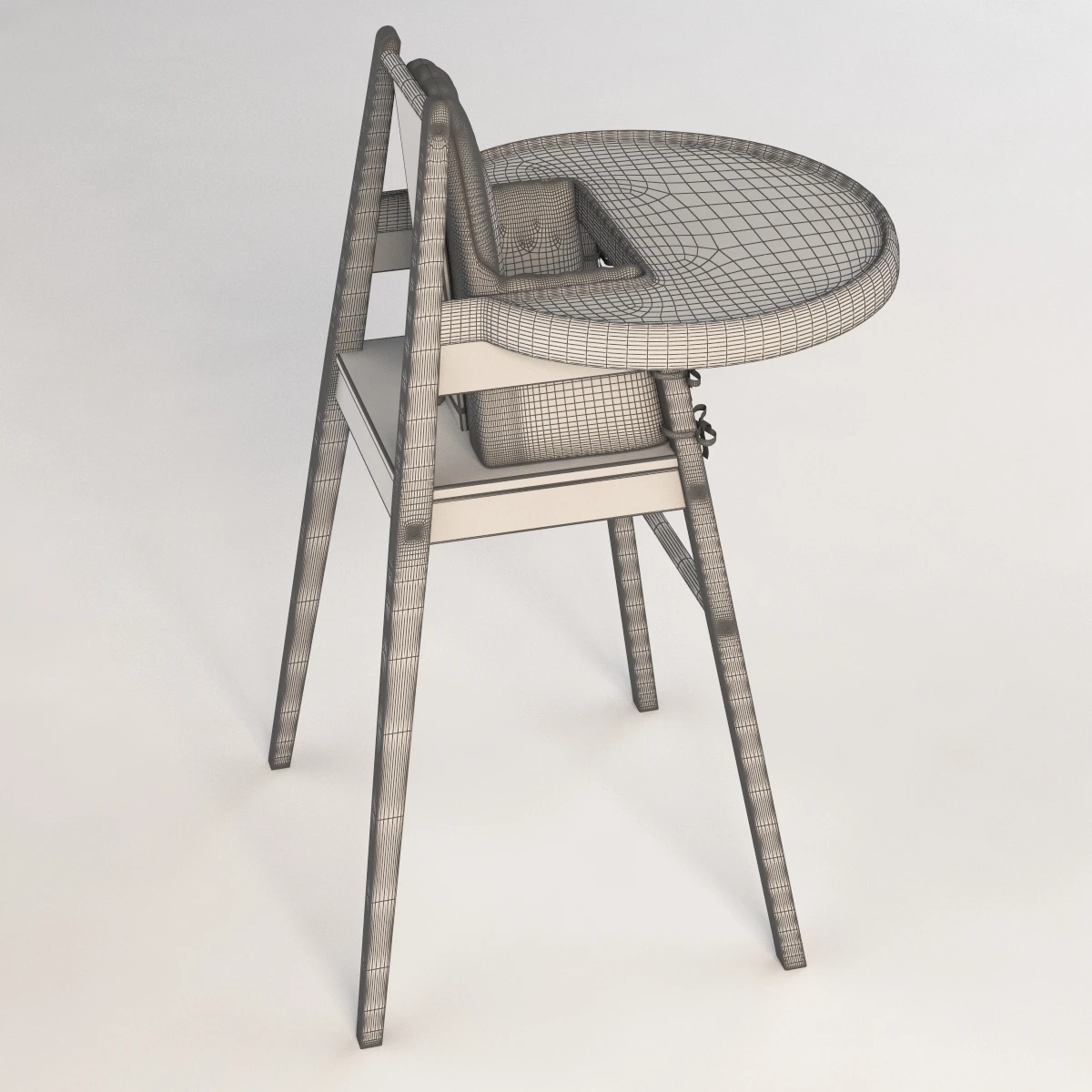 Ikea Blames Children Feeding Chair 3D Model_012