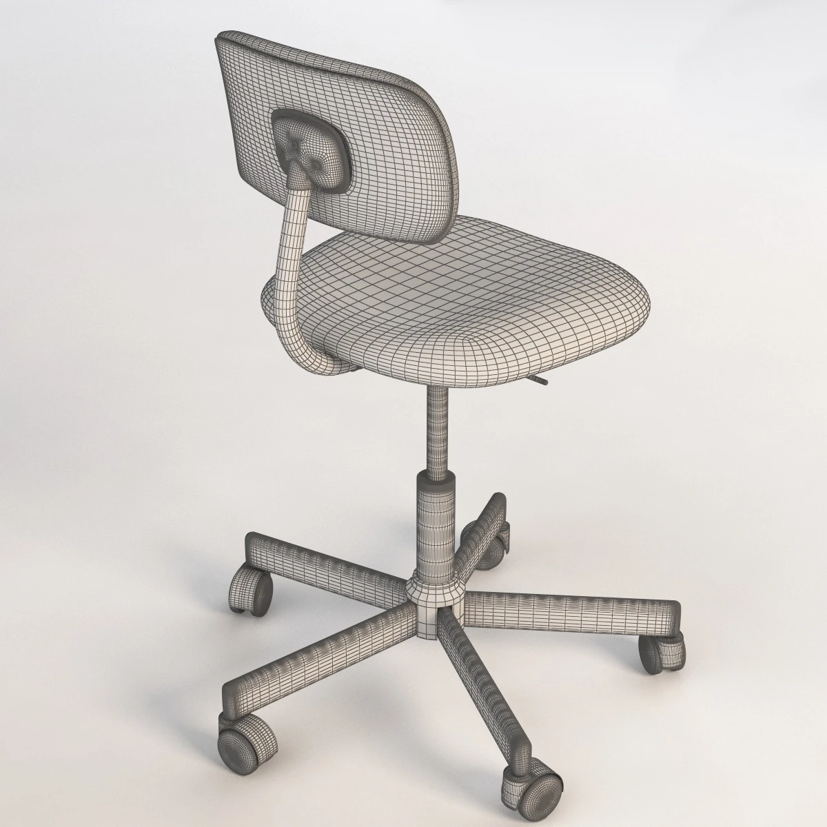 IKEA Bleckberget Swivel Chair 3D Model_014