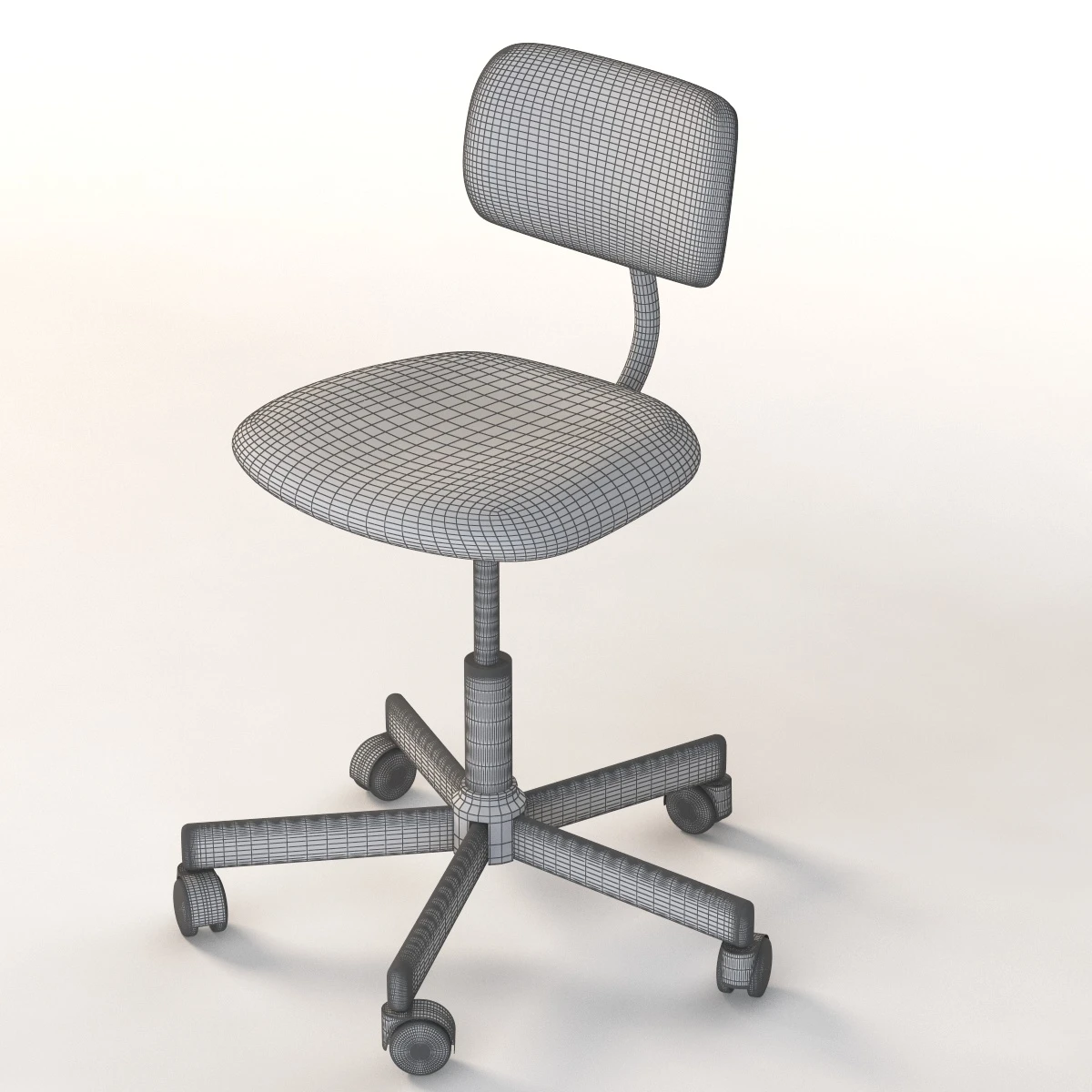 IKEA Bleckberget Swivel Chair 3D Model_012
