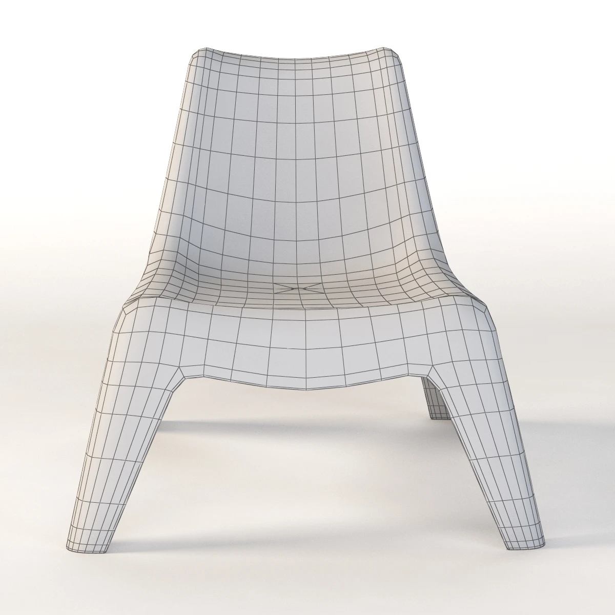 IKEA Buns Comfortable kids Chair 3D Model_012