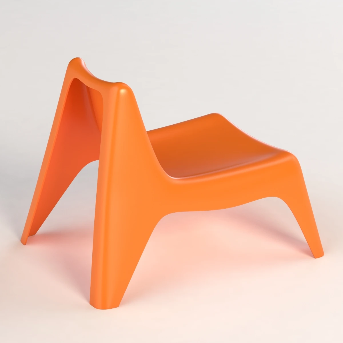 IKEA Buns Comfortable kids Chair 3D Model_07