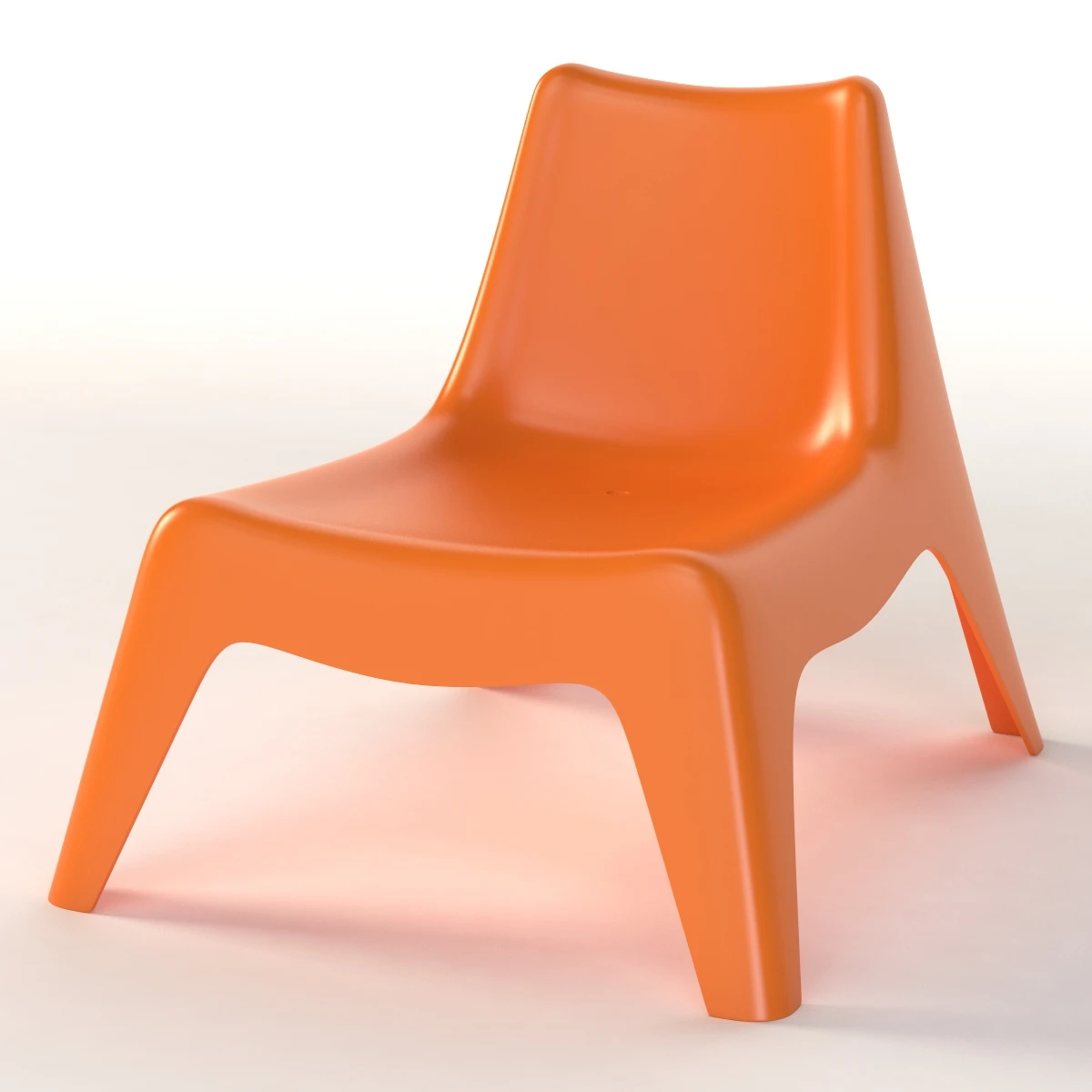 IKEA Buns Comfortable kids Chair 3D Model_04