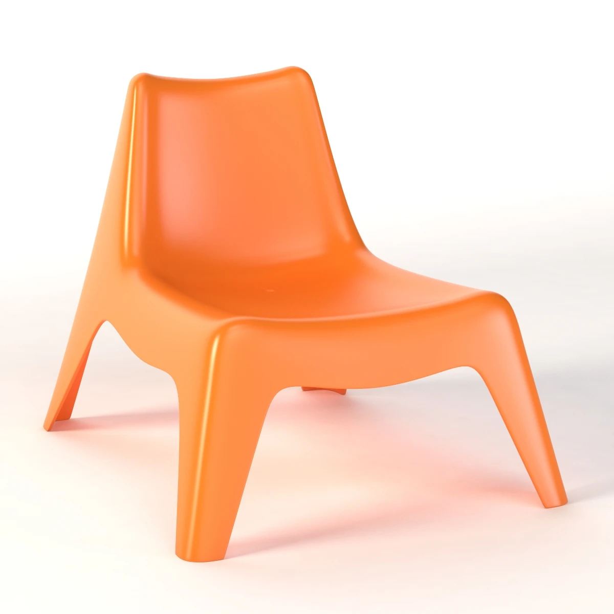 IKEA Buns Comfortable kids Chair 3D Model_01