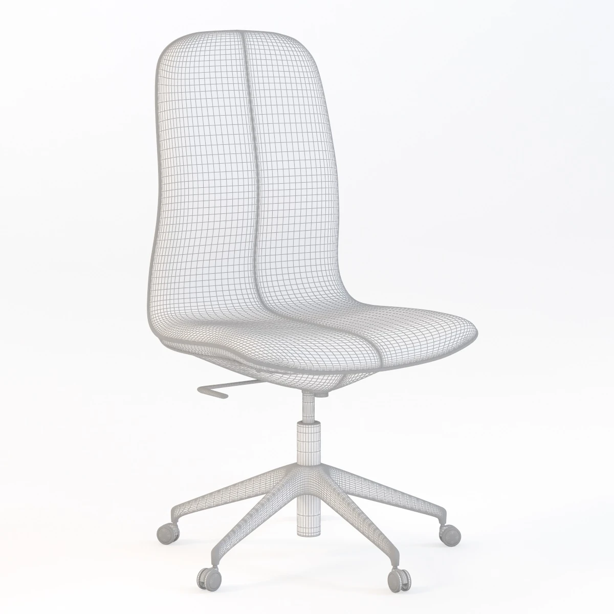 IKEA Langfjall Swivel Chair 3D Model_03