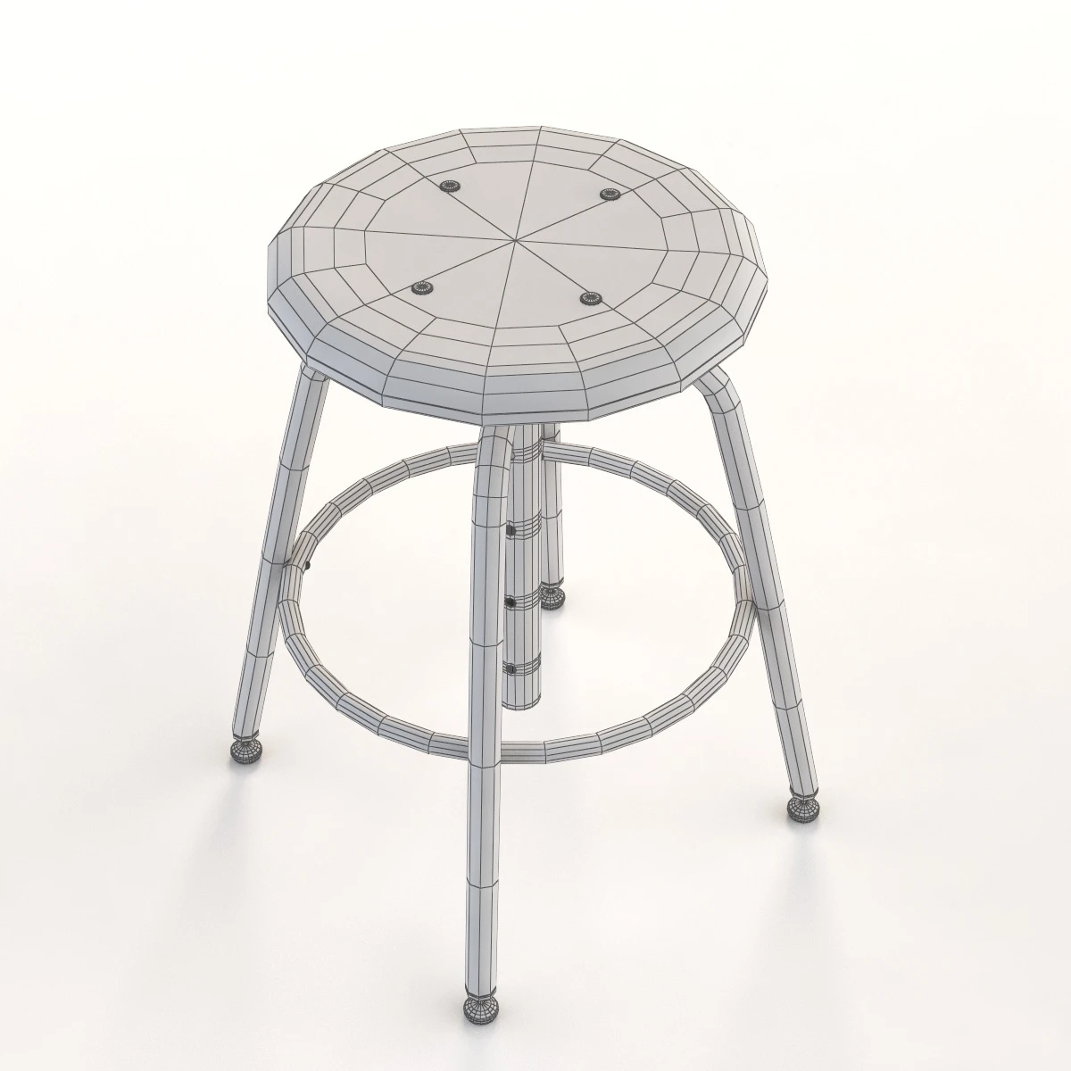 IKEA New Kullaberg Stool 3D Model_013