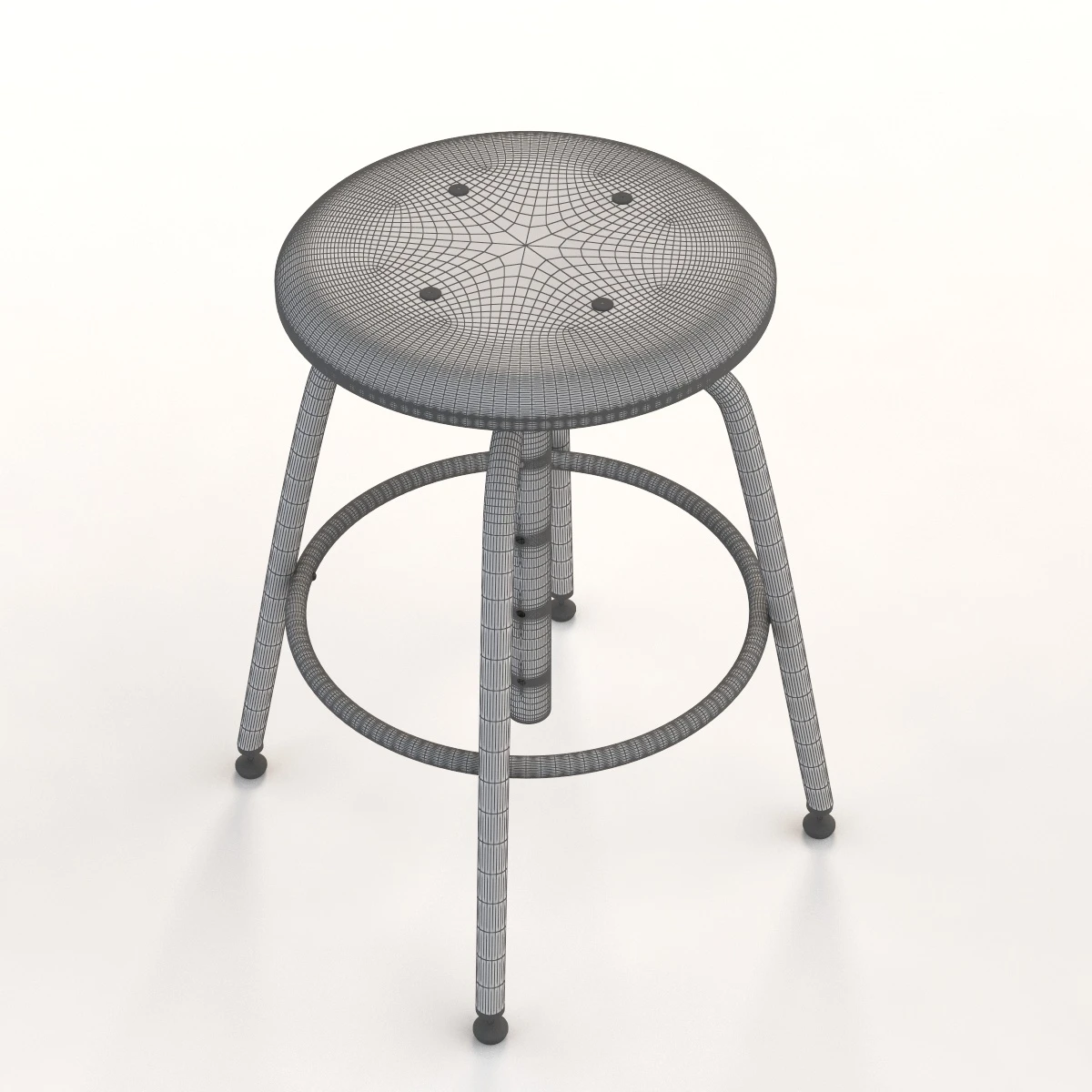 IKEA New Kullaberg Stool 3D Model_014